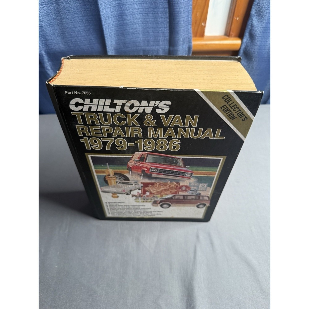 Chilton's Truck & Van Repair Manual 1979-1986 Collectors Edition Part No. 7655 - Picture 3 of 5